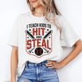 I Teach Kids To Hit And Steal Baseball Softball Coach Premium Tri-Blend Unisex T-Shirt I Teach Kids To Hit And Steal Baseball Softball Coach Premium Tri-Blend Unisex T-Shirt
