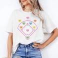 Valentine Heart Love Cute Baseball Softball Lover Sayings Unisex T-Shirt