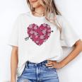 Valentine's Day Baseball Heart Softball Player Sports Lover Unisex T-Shirt