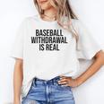 Vintage Baseball Withdrawal Is Real Premium Tri-Blend Unisex T-Shirt