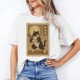 Vintage Japanese Ukiyo-e Baseball Cat Batting Unisex T-Shirt Vintage Japanese Ukiyo-e Baseball Cat Batting Unisex T-Shirt
