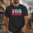 100 Days Of School Baseball Ice Cream Drip For Teacher Kid Unisex T-Shirt 100 Days Of School Baseball Ice Cream Drip For Teacher Kid Unisex T-Shirt