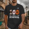 100th Day Of School Basketball Baseball Football Kids Boys Unisex T-Shirt 100th Day Of School Basketball Baseball Football Kids Boys Unisex T-Shirt