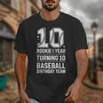 10th Birthday Rookie Of The Year Baseball Double Digit Humor Unisex T-Shirt 10th Birthday Rookie Of The Year Baseball Double Digit Humor Unisex T-Shirt