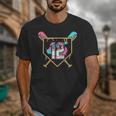 12th Birthday Baseball Bat Ice-Cream Drip 12yrs Old Boy Kid Unisex T-Shirt