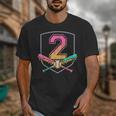 2nd Birthday Baseball Bat Ice-Cream Drip 2yrs Old Boys Kids Unisex T-Shirt 2nd Birthday Baseball Bat Ice-Cream Drip 2yrs Old Boys Kids Unisex T-Shirt
