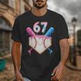 6 7 Baseball Dripping Six Seven Gen Alpha Slang Unisex T-Shirt 6 7 Baseball Dripping Six Seven Gen Alpha Slang Unisex T-Shirt