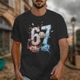 6 7 Baseball Six Seven Meme 67 Hands Kids Men Women Unisex T-Shirt