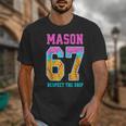6 7 Mason Baseball Drip Unisex T-Shirt
