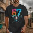 67 Baseball Meme Cool Drip Number 67 Player Or 67th Birthday Unisex T-Shirt