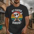 67 Days Of School Bruh Teacher Kids Dabbing Baseball Unisex T-Shirt 67 Days Of School Bruh Teacher Kids Dabbing Baseball Unisex T-Shirt