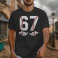 67 Six Seven Number 6 7 Meme Baseball Six Seven For Boys Men Unisex T-Shirt 67 Six Seven Number 6 7 Meme Baseball Six Seven For Boys Men Unisex T-Shirt