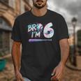 6th Birthday Boy Bro I'm 6 Year Old Baseball Ice Cream Drip Unisex T-Shirt 6th Birthday Boy Bro I'm 6 Year Old Baseball Ice Cream Drip Unisex T-Shirt
