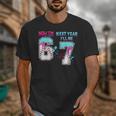 6th Birthday Now I'm 6 Next Year I'Ll Be 7 Baseball Drip 67 Unisex T-Shirt 6th Birthday Now I'm 6 Next Year I'Ll Be 7 Baseball Drip 67 Unisex T-Shirt