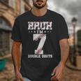 7th Birthday Baseball Bruh I'm 7 Double Digits 7 Years Old Unisex T-Shirt 7th Birthday Baseball Bruh I'm 7 Double Digits 7 Years Old Unisex T-Shirt