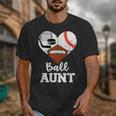 Ball Aunt Heart Football Baseball Hockey Game Day Unisex T-Shirt Ball Aunt Heart Football Baseball Hockey Game Day Unisex T-Shirt