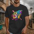 Banana Baseball 67 Ice Cream Drip Meme Unisex T-Shirt Banana Baseball 67 Ice Cream Drip Meme Unisex T-Shirt