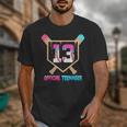 Baseball 13 Year Ice Cream Drip 13th Bday Official Teenager Unisex T-Shirt