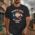 Baseball 2026 Puerto Rico Island Pride Sports Theme Unisex T-Shirt