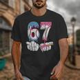 Baseball 67 Ice Cream Drip Six Seven Boys Girls Meme Unisex T-Shirt Baseball 67 Ice Cream Drip Six Seven Boys Girls Meme Unisex T-Shirt