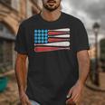 Baseball American Flag Patriotic USA Pride Unisex T-Shirt Baseball American Flag Patriotic USA Pride Unisex T-Shirt