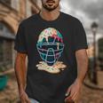 Baseball Catcher Mask Ice Cream Dripping Baseball Boy Youth Unisex T-Shirt