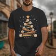 Baseball Christmas Tree Light Xmas Baseball Unisex T-Shirt