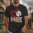 Baseball Daddy Baseball Heart Family Matching Unisex T-Shirt Baseball Daddy Baseball Heart Family Matching Unisex T-Shirt