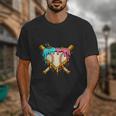 Baseball Drip For Boys Ice Cream Dripping Baseball Sport Unisex T-Shirt Baseball Drip For Boys Ice Cream Dripping Baseball Sport Unisex T-Shirt