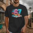 Baseball Drip Ice Cream 67 Graffiti Splash Melt Unisex T-Shirt