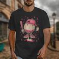 Baseball Drip Ice Cream Breast Cancer Awareness Boys & Girls Unisex T-Shirt