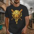 Baseball Drip Ice Cream Camo Cool Unisex T-Shirt