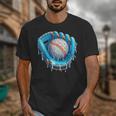Baseball Drip Ice Cream Glove With Sprinkles Ball Boys Youth Unisex T-Shirt Baseball Drip Ice Cream Glove With Sprinkles Ball Boys Youth Unisex T-Shirt