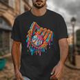 Baseball Drip Ice Cream Sprinkles Baseball Glove For Boys Unisex T-Shirt