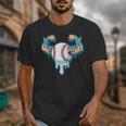 Baseball Drip Ice Cream Strong Character Unisex T-Shirt Baseball Drip Ice Cream Strong Character Unisex T-Shirt