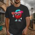 Baseball Drip Ice Cream Valentines Day Baseball Sport Boys Unisex T-Shirt Baseball Drip Ice Cream Valentines Day Baseball Sport Boys Unisex T-Shirt