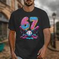 Baseball Drip Number 67 Player 67Th Birthday Baseball Meme Unisex T-Shirt Baseball Drip Number 67 Player 67Th Birthday Baseball Meme Unisex T-Shirt