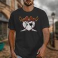 Baseball Heart Pirate Hat Crossed Swords Men Boys Kids Youth Unisex T-Shirt Baseball Heart Pirate Hat Crossed Swords Men Boys Kids Youth Unisex T-Shirt