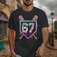 Baseball Ice Cream Drip 67 Player Dabbing Six Seven Boys Unisex T-Shirt