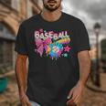 Baseball Ice Cream Drip Coquette Women Girls Mom Mama Unisex T-Shirt