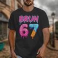 Baseball Ice Cream Drip Number 67 Player Or 67th Birthday Unisex T-Shirt Baseball Ice Cream Drip Number 67 Player Or 67th Birthday Unisex T-Shirt