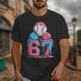 Baseball Ice Cream Drip Six Seven Gen Alpha Meme 67 Unisex T-Shirt