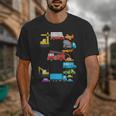 Baseball Ice Cream Drip Vehicles Youth Baseball Drip Unisex T-Shirt Baseball Ice Cream Drip Vehicles Youth Baseball Drip Unisex T-Shirt