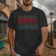 Baseball Layered Text Team Player Coach Youth Unisex T-Shirt