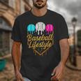 Baseball Lifestyle Baseball Drip Icecream Unisex T-Shirt Baseball Lifestyle Baseball Drip Icecream Unisex T-Shirt