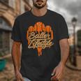 Baseball Lifestyle Home Plate Orange Ice Cream Drip Men Boys Unisex T-Shirt Baseball Lifestyle Home Plate Orange Ice Cream Drip Men Boys Unisex T-Shirt