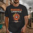 Baseball Lifestyle Ice Cream Drip Baseball Glove Crossed Bat Unisex T-Shirt Baseball Lifestyle Ice Cream Drip Baseball Glove Crossed Bat Unisex T-Shirt