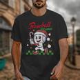 Baseball Mama Christmas Santa Hat Xmas Softball Mom Unisex T-Shirt Baseball Mama Christmas Santa Hat Xmas Softball Mom Unisex T-Shirt