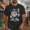 Baseball Mascot Attitude Graffiti Splash Bat Cap Unisex T-Shirt Baseball Mascot Attitude Graffiti Splash Bat Cap Unisex T-Shirt