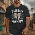 Baseball Nanny Baseball Coquette Bow Unisex T-Shirt